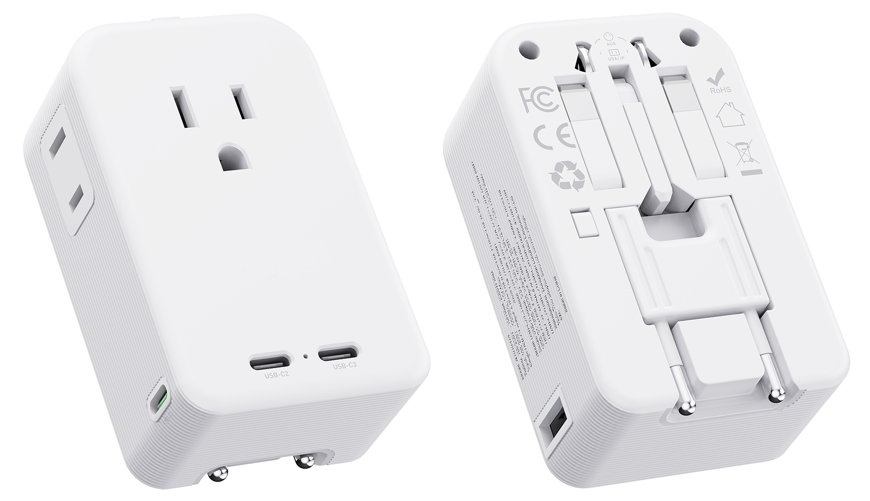 70W GaN travel adapter